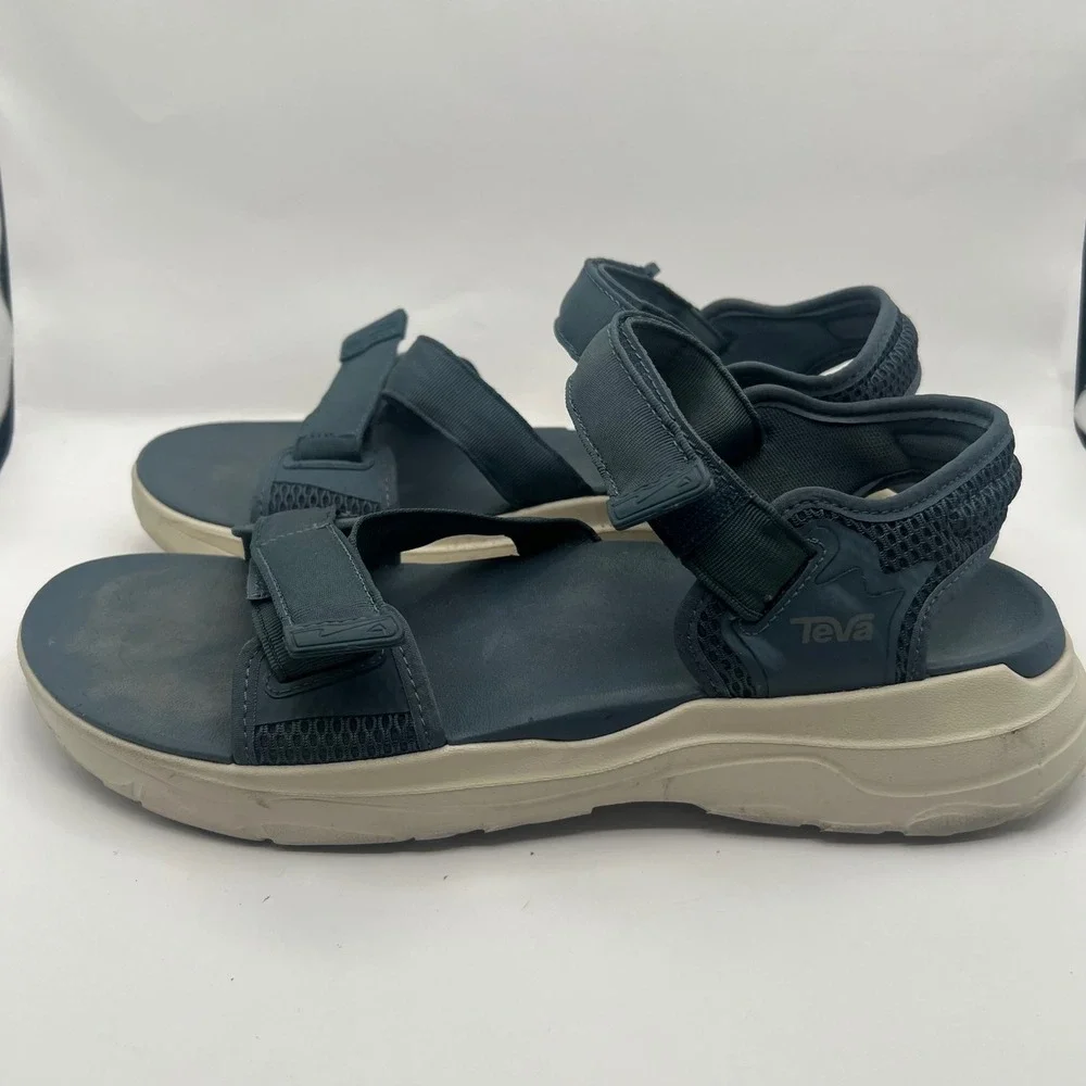 Teva Zymic Mens Sandals Blue Tan Max Comf Hiking Strappy 1124049 Size 11